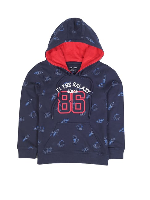 Plum Tree Kids Navy Printed Sweatshirt-picture-16