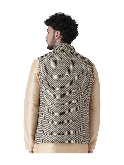 Treemoda Mustard Yellow Nehru jacket For Men Stylish Latest Design Suitable  for Ethnic Wear - Treemoda - 3989726