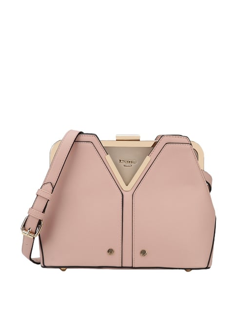 Buy Dune London Dawnie Pink Solid Medium Sling Handbag For Women