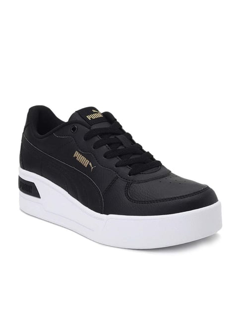 Puma cali best sale wedge black