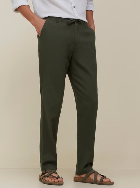 olive colored chinos