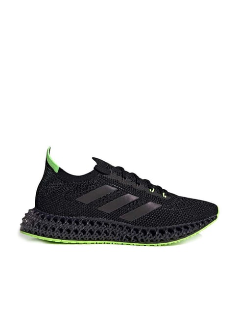 Adidas Men's 4D GLIDE Carbon Black Running Shoes