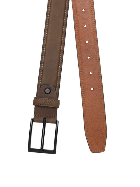 Buy Titan Brown Leather Waist Belt for Men Online At Best Price @ Tata CLiQ