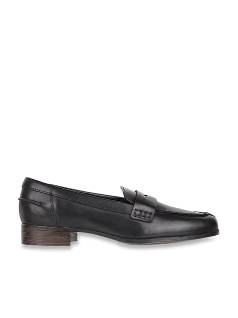 Clarks Women's Hamble Black Loafers