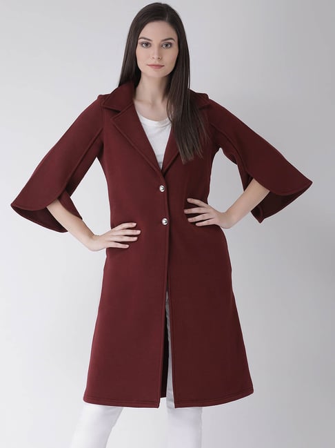 Buy Texco Maroon Regular Fit Winter Coat for Women Online Tata CLiQ