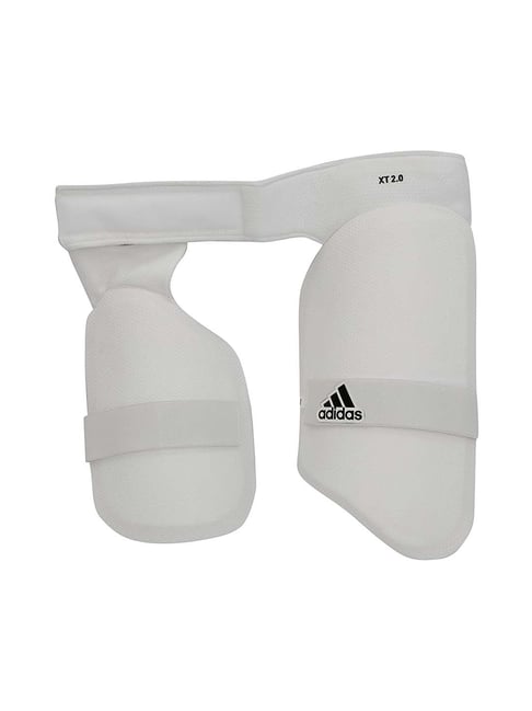 Adidas White XT 2.0 Right Hand Thigh Guard for Youth