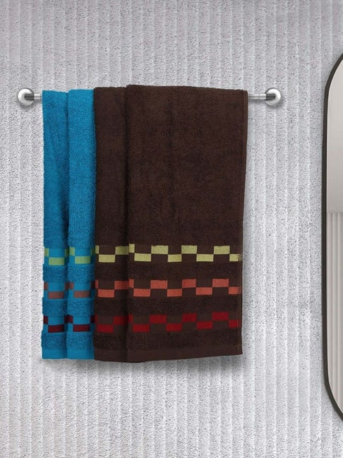 Aqua and brown towels new arrivals