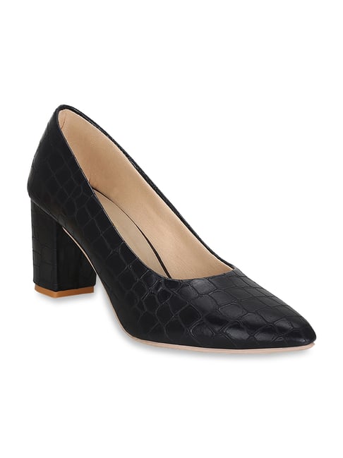 Get Glamr Women's Black Casual Pumps