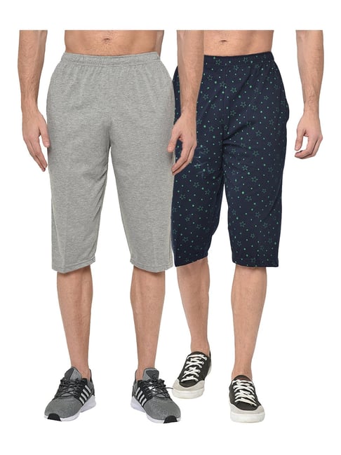 Vimal Jonney Multicolor Printed Capris - Pack of 2 image 1