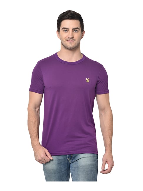 Vimal Jonney Purple Crew T-Shirt