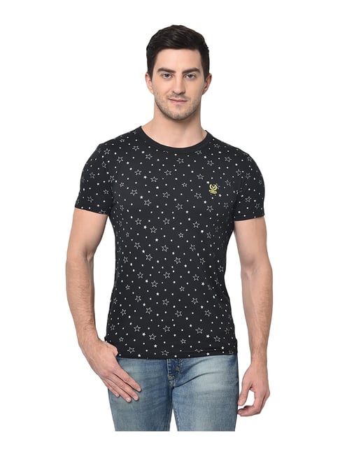 Vimal Jonney Black Crew T-Shirt