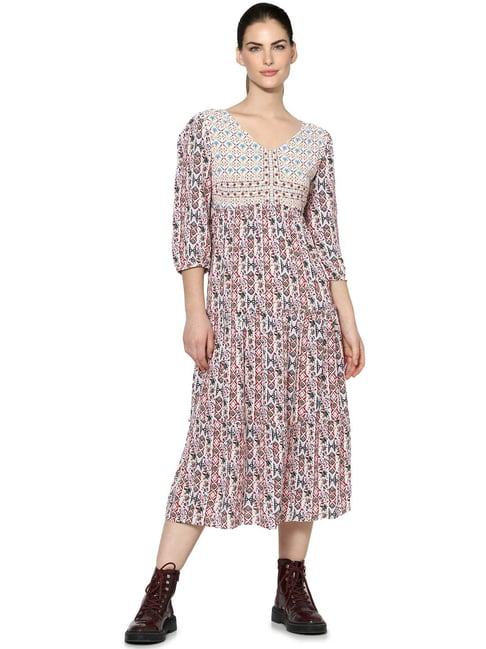 Only Multicolor Printed Dress Price in India