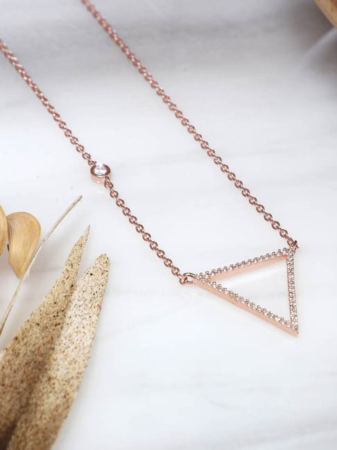 Triangle Necklace|Jewellery by Mitali jain | MozaicQ