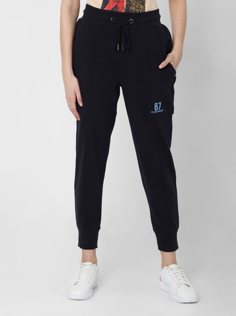 Embroidered Signature Cotton Jogging Trousers  Luxury Blue  LOUIS VUITTON