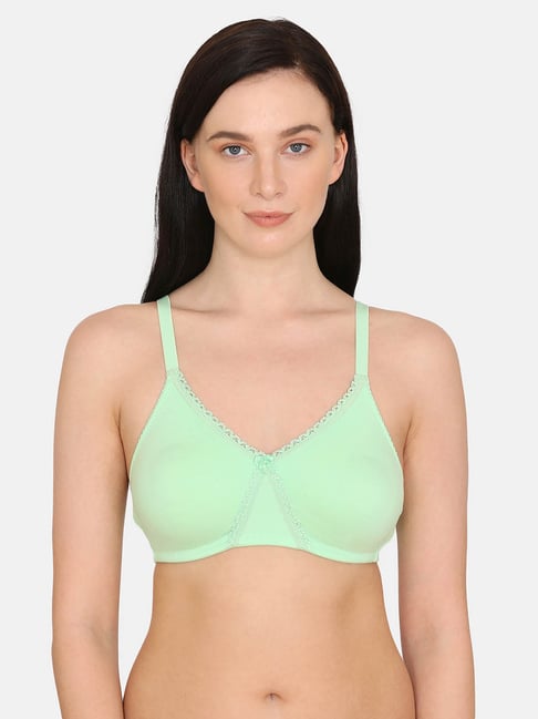 Rosaline by Zivame Green Non Wired Padded T-Shirt Bra