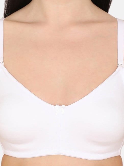 Buy Rosaline by Zivame White Non Wired Non Padded T-Shirt Bra for