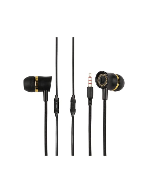 EYNK Popperz WE-552 3.5mm in-Ear Wired Earphone with Super Extra Bass (Black)