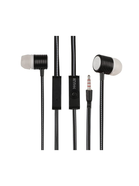 EYNK Popperz WE-551 Series 3.5mm in-Ear Wired Earphone with Super Extra Bass (Black)