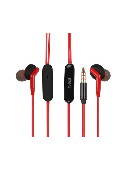 EYNK Popperz WE-65 3.5mm in-Ear Wired Earphone with Super Extra Bass (Red)