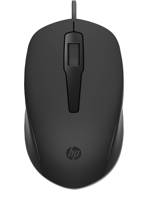 HP 150 240J6AA Wired Optical Mouse (Black)