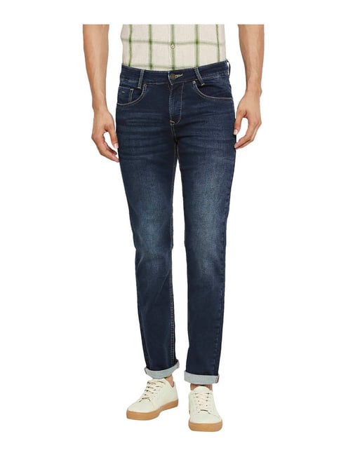 Buy Mufti Blue Slim Fit Jeans for Men 
