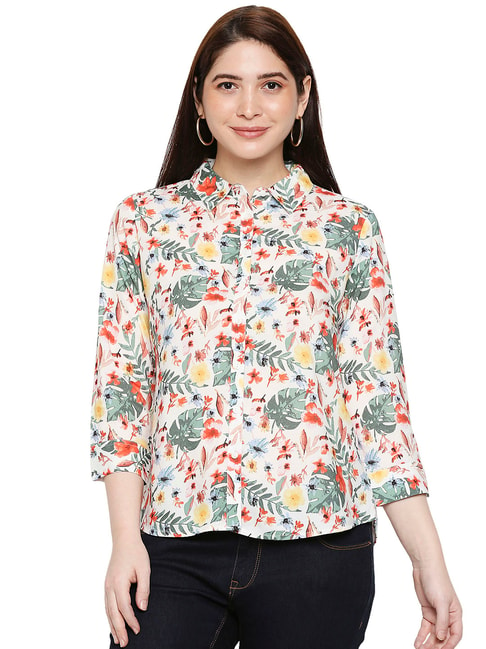 Lee Cooper Multicolor Printed Shirt Price in India