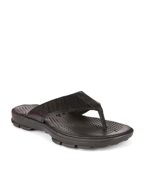 San Frissco Men's Black Flip Flops