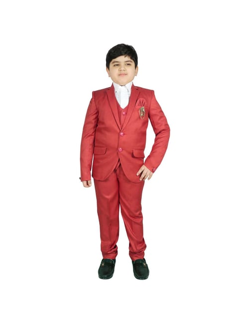 Buy SG Yuvraj Kids Maroon Solid Shirt, Coat, Jacket with Pants for