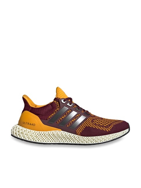 Adidas Men's ULTRA4D Maroon Running Shoes