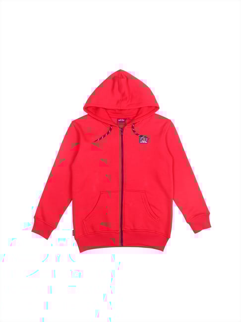 Gini & Jony Kids Red Solid Jacket