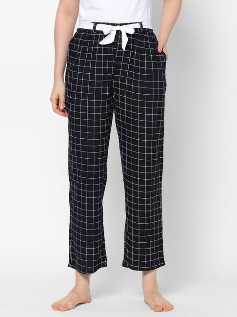 Sweet Dreams Black Checks Pyjamas