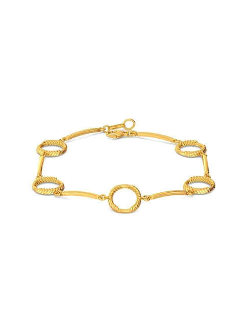 Buy 18k Gold Bracelet Men Mens Bracelet 25mm Rope Chain Thin Online in  India  Etsy
