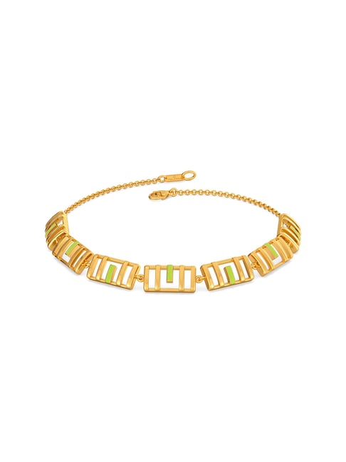 Melorra 18k Gold Colour Me Neon Bracelet for Women