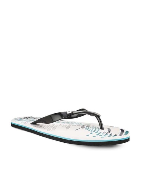 United Colors of Benetton Men's Black & Grey Flip Flops