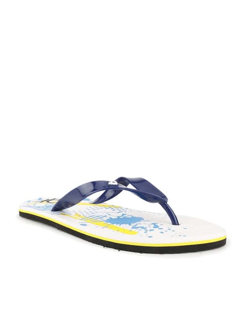 United Colors of Benetton Men's Navy & Grey Flip Flops