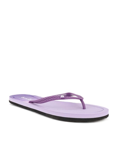 United Colors of Benetton Women's Purple Flip Flops