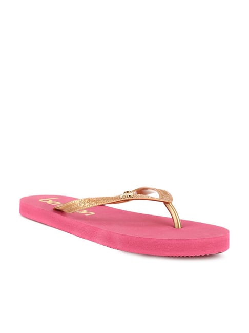 United Colors of Benetton Women's Antique Gold Flip Flops