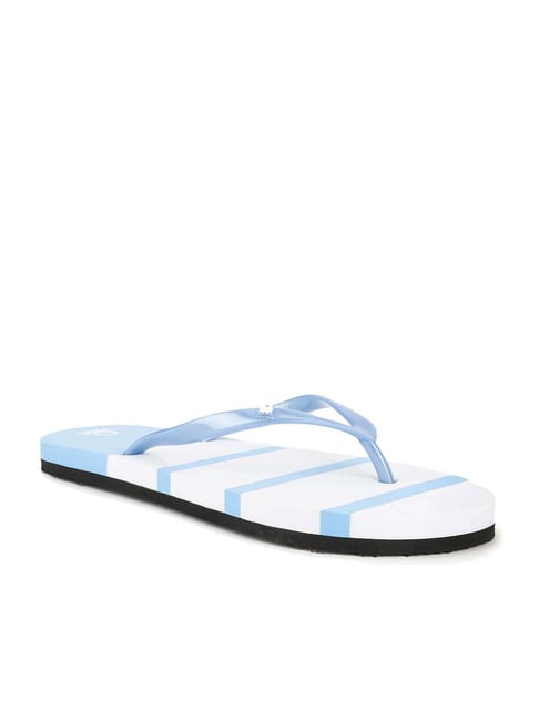 United Colors of Benetton Women's Blue Flip Flops