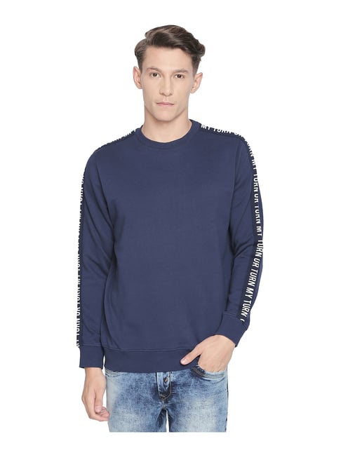 Calvin klein clearance side stripe sweatshirt