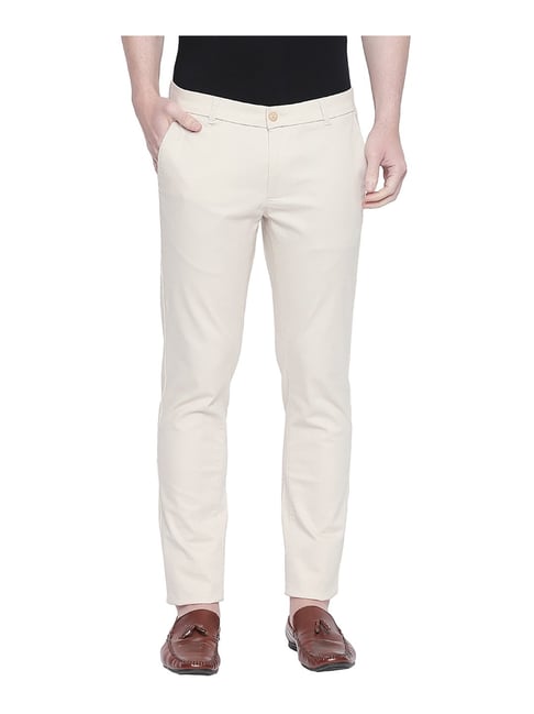 Buy Bene Kleed Men Relaxed Fit Cotton Cargos Trousers With Contrast Stitch  - Trousers for Men 24169890 | Myntra