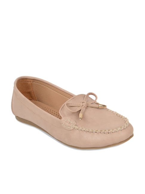 Rocia by Regal Women's Cream Comfort Moccasins