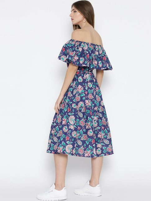 Badgley Mischka Collection Pleated Puff-Sleeve Floral-Print Gown | Neiman  Marcus