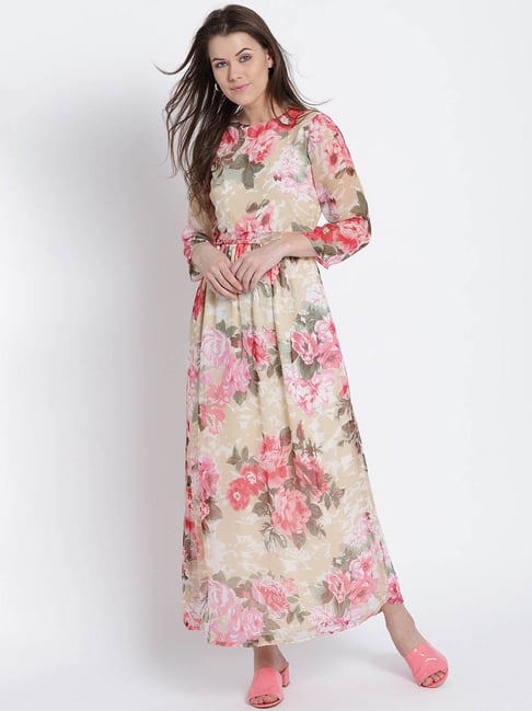 Sera Multicolor Floral Print Dress Price in India