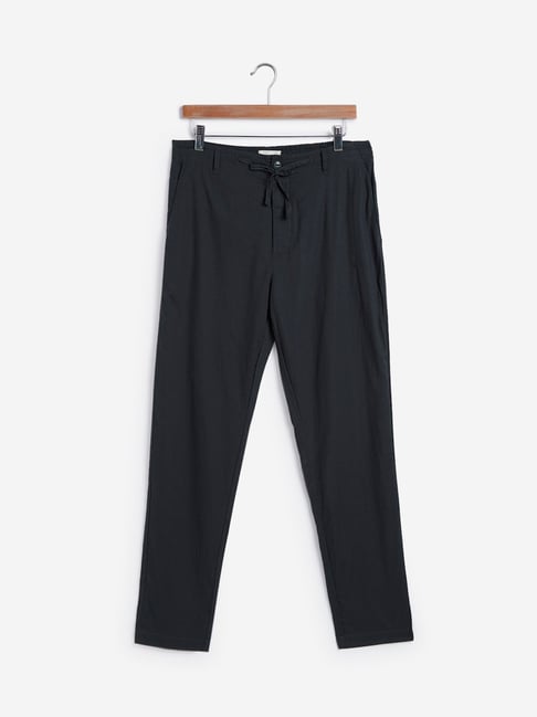 charcoal chinos