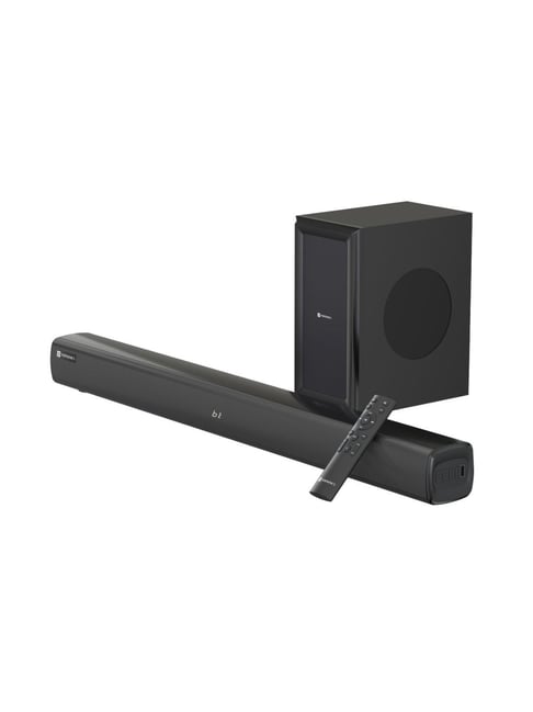 Portronics Pure Sound 102 POR 1273 2.1 Ch 160W Sound Bar (Black)