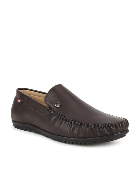 Carlton London Men's Brown Casual Loafers