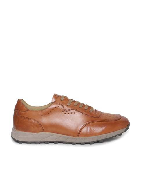 Jack Jones Men's Cognac Casual Sneakers - Main Image