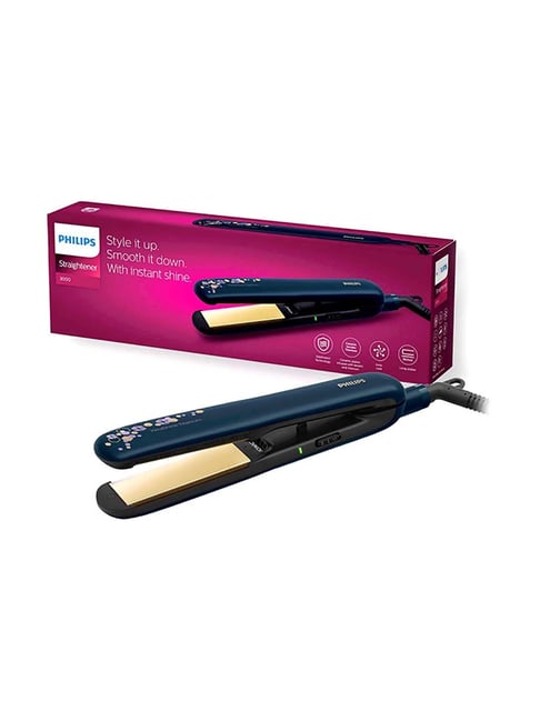 Philips BHS397/40 Corded Hair Straightener (Blue)