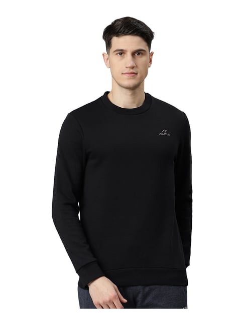 ALCIS Black Round Neck Sweatshirt-picture-33
