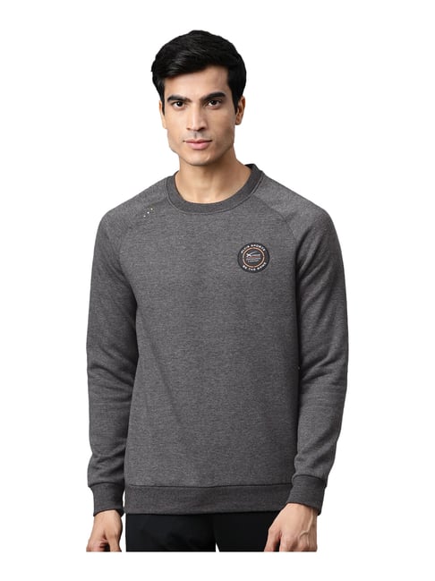 ALCIS Dark Grey Round Neck Sweatshirt-picture-24